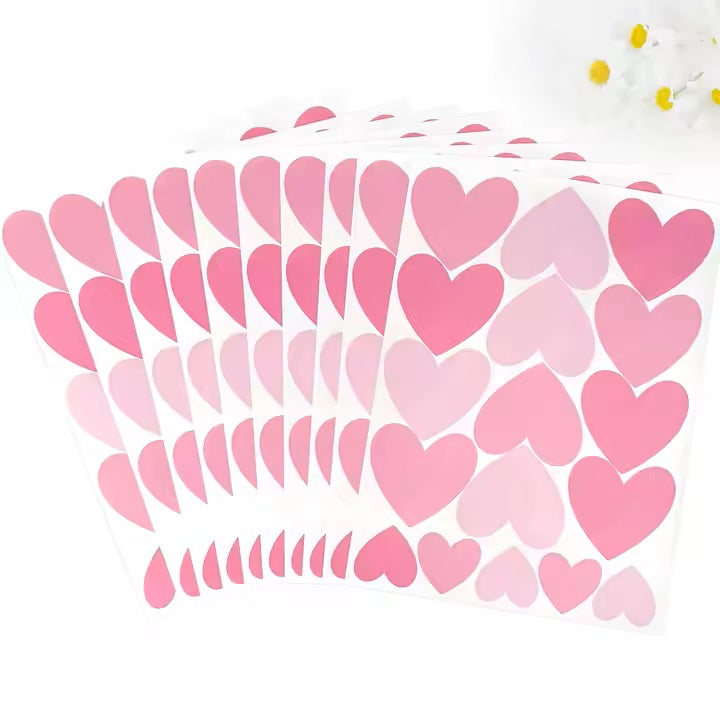 Cute Pink Heart Wall Decal